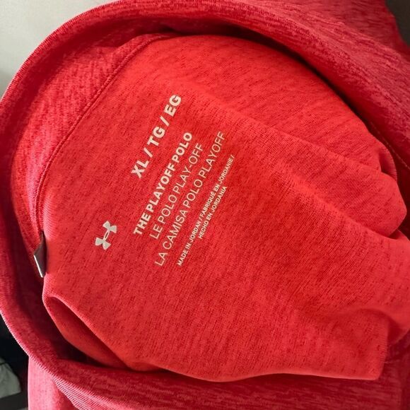 Under Armour Playoff Polo Soldier Hollow Golf Mens XL Short Sleeve - Picture 7 of 7